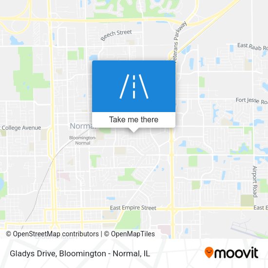Gladys Drive map