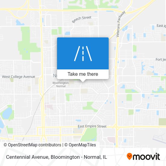 Centennial Avenue map