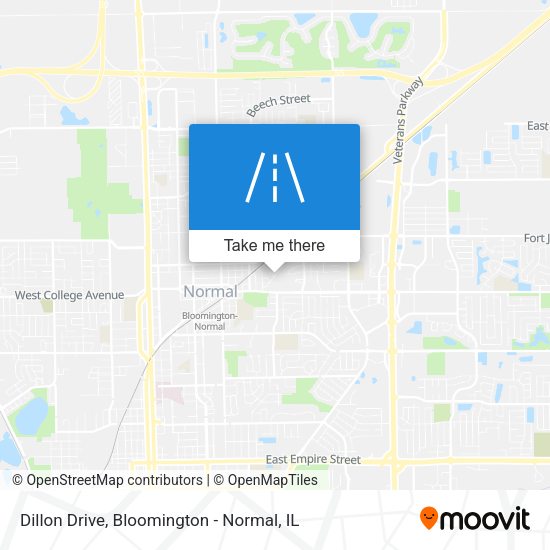Mapa de Dillon Drive