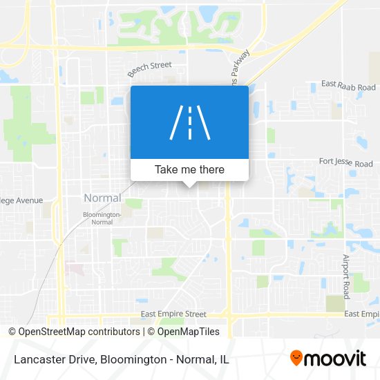 Lancaster Drive map