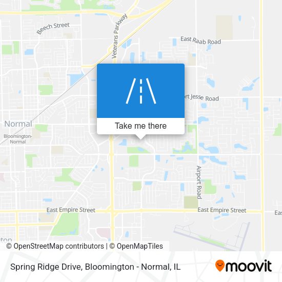 Mapa de Spring Ridge Drive