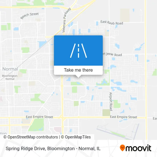 Spring Ridge Drive map