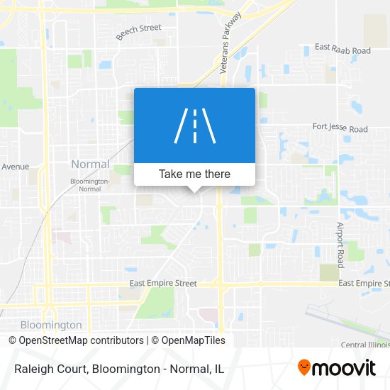 Raleigh Court map