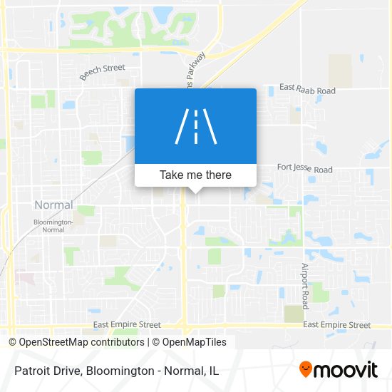 Patroit Drive map