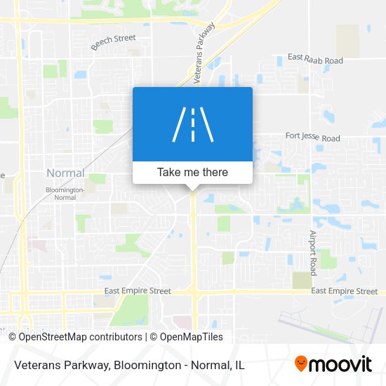 Mapa de Veterans Parkway