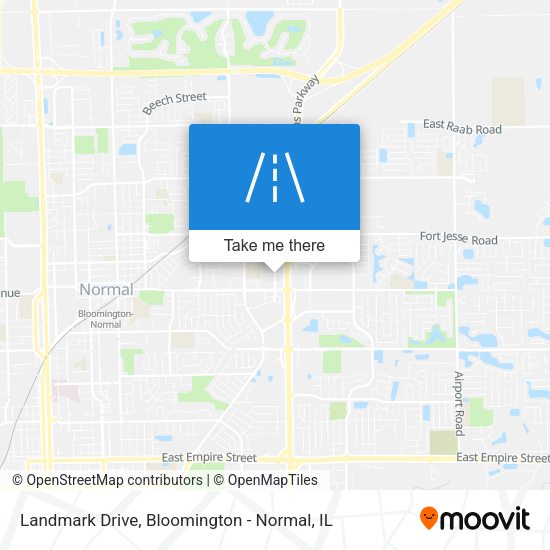Landmark Drive map
