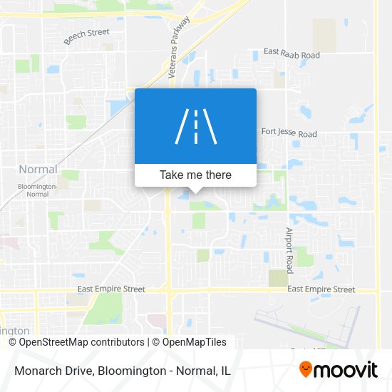 Monarch Drive map