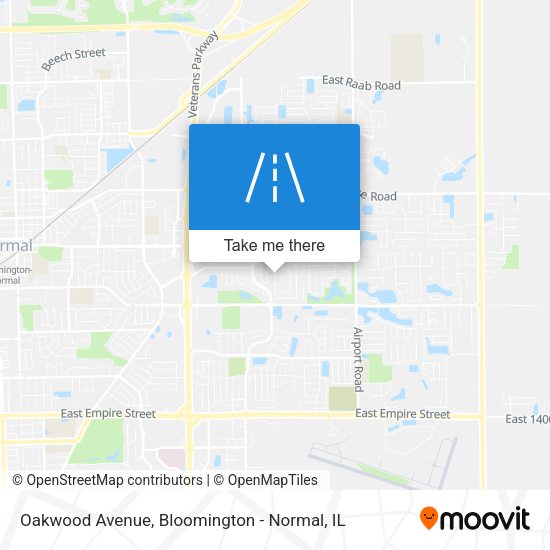 Oakwood Avenue map
