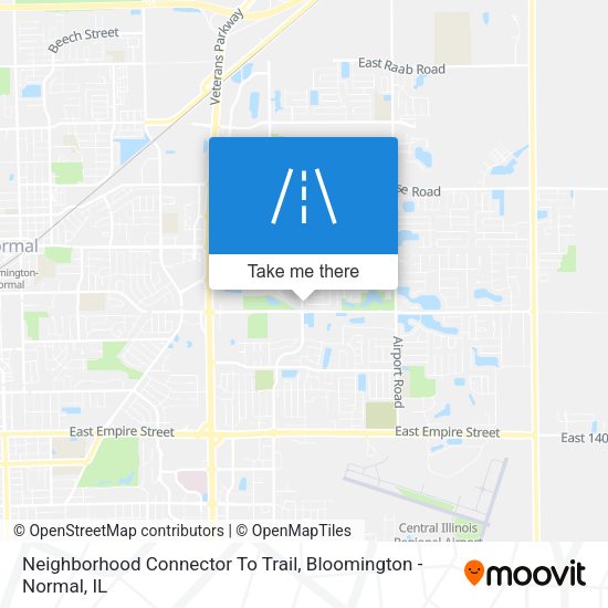 Neighborhood Connector To Trail map