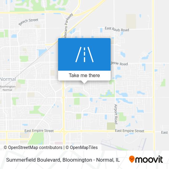 Summerfield Boulevard map