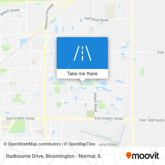 Mapa de Radbourne Drive