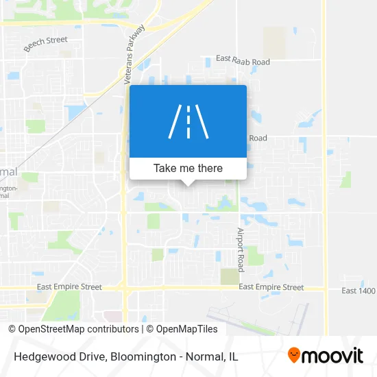 Hedgewood Drive map