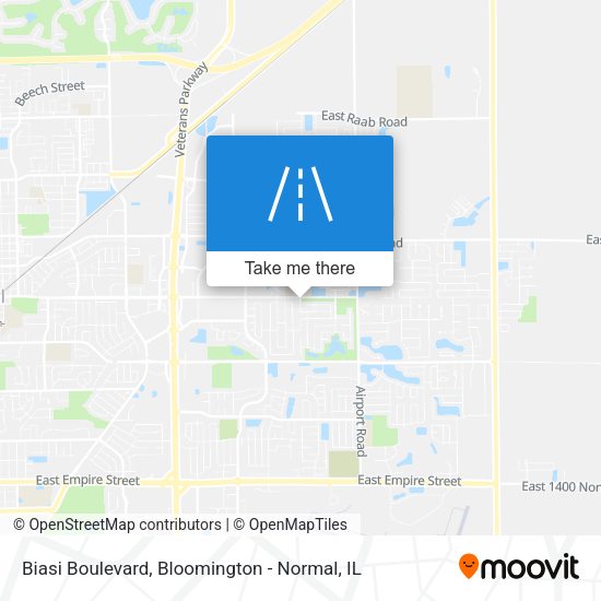 Biasi Boulevard map