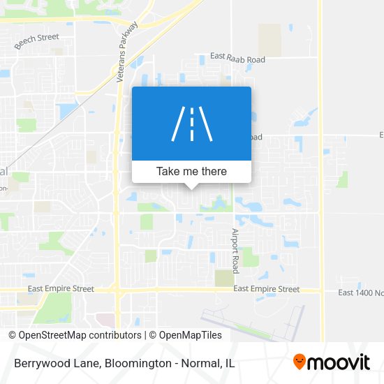 Berrywood Lane map