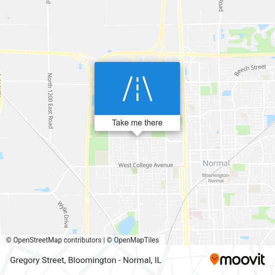 Mapa de Gregory Street