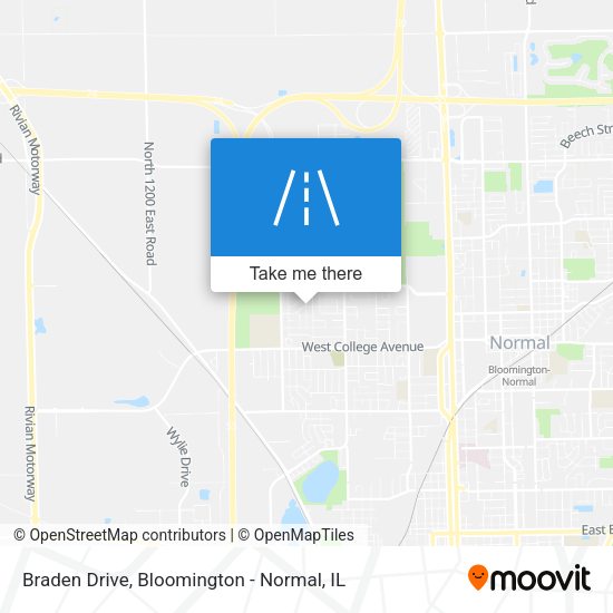 Braden Drive map