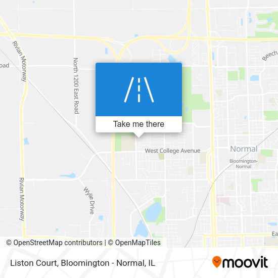 Liston Court map