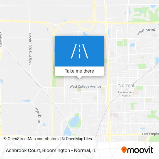 Ashbrook Court map