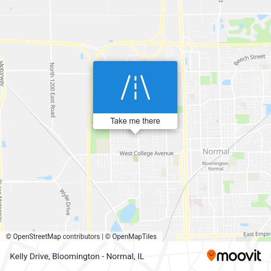 Kelly Drive map