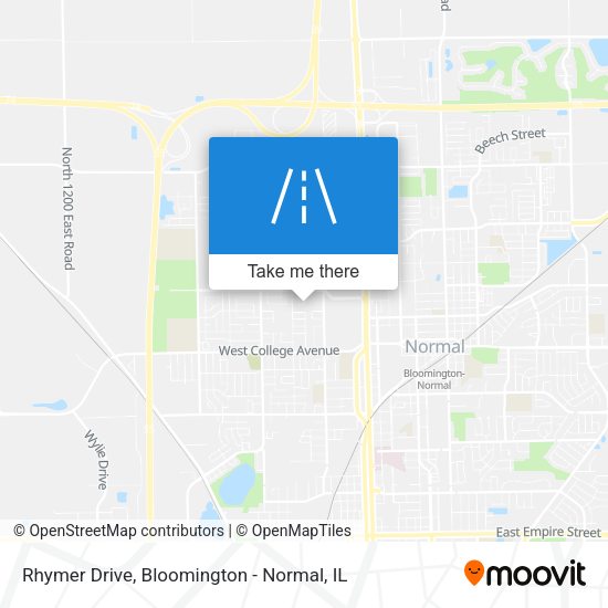 Mapa de Rhymer Drive
