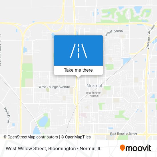 Mapa de West Willow Street