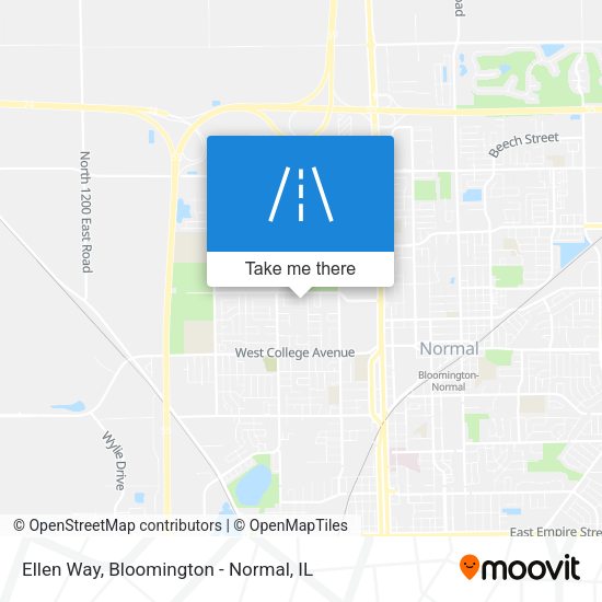 Ellen Way map