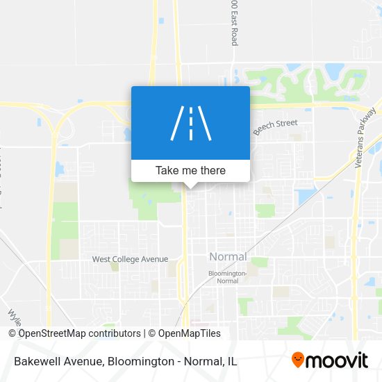 Mapa de Bakewell Avenue