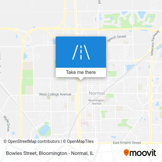 Bowles Street map