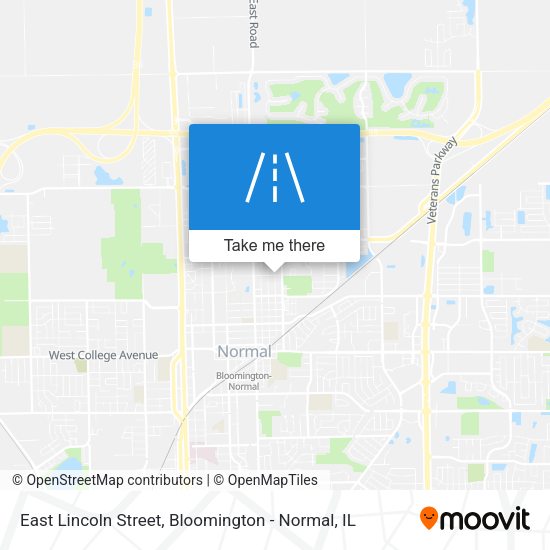 Mapa de East Lincoln Street