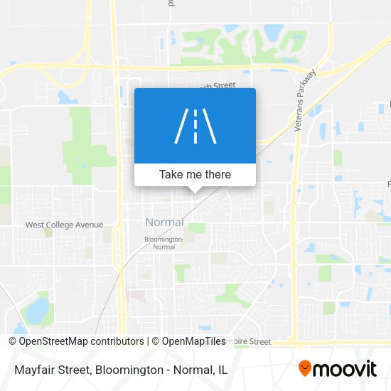 Mapa de Mayfair Street