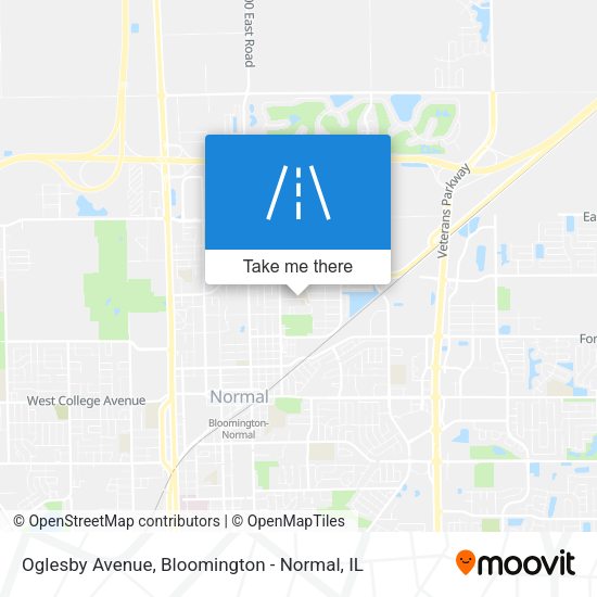 Oglesby Avenue map