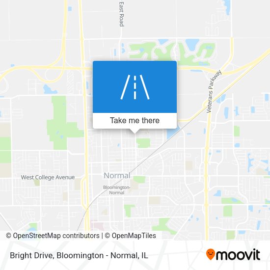 Bright Drive map