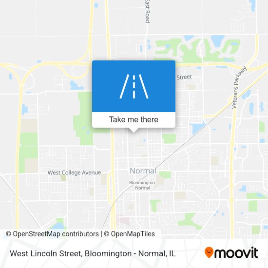 Mapa de West Lincoln Street