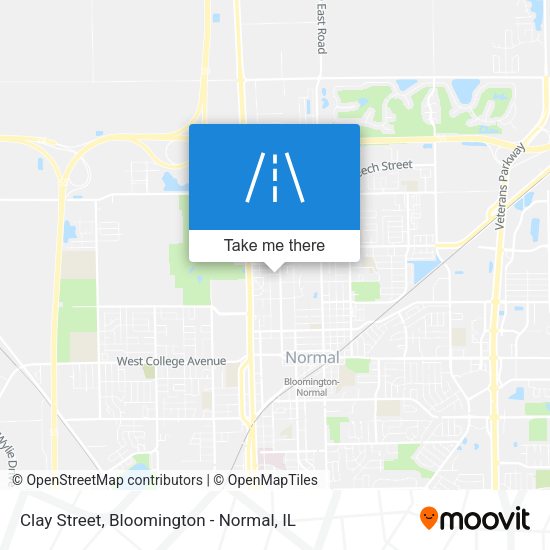 Clay Street map