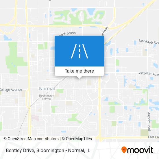 Mapa de Bentley Drive