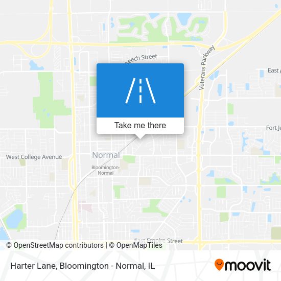 Mapa de Harter Lane