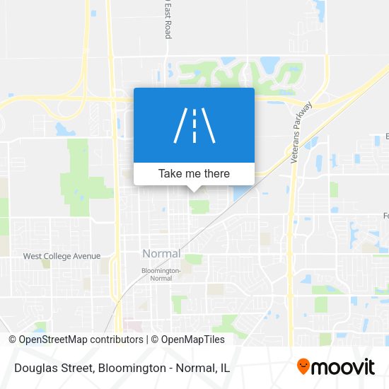 Mapa de Douglas Street