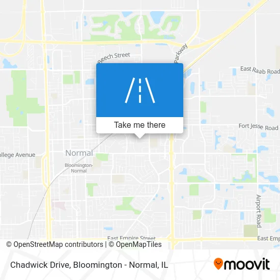 Chadwick Drive map