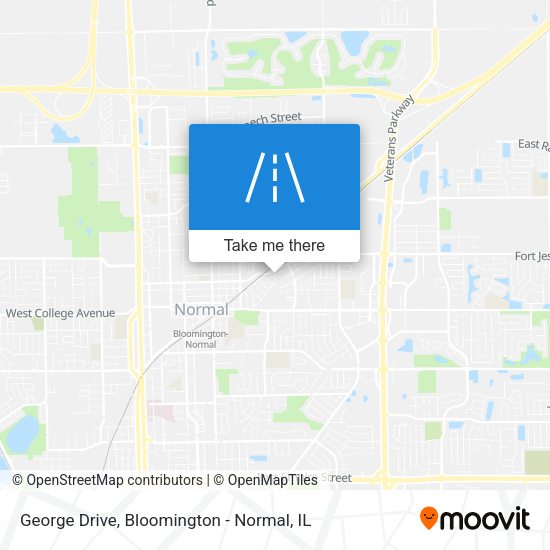 George Drive map