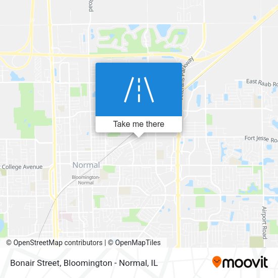 Bonair Street map