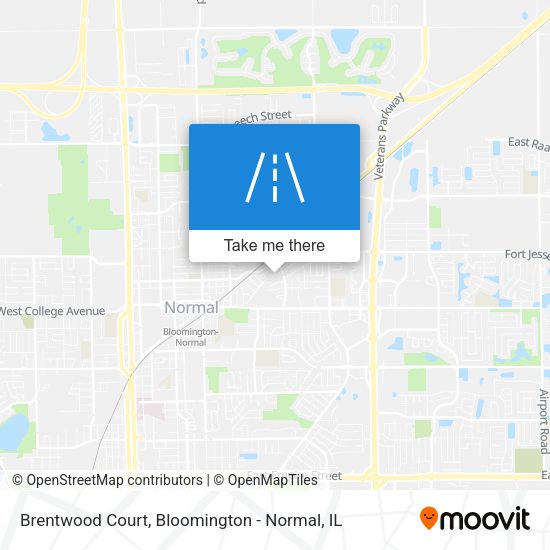 Mapa de Brentwood Court