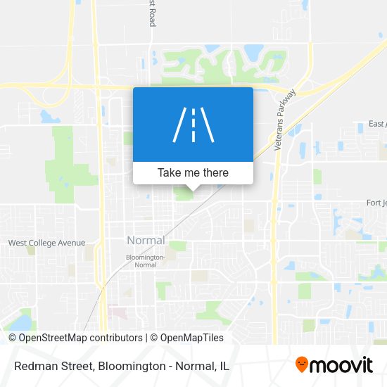 Redman Street map