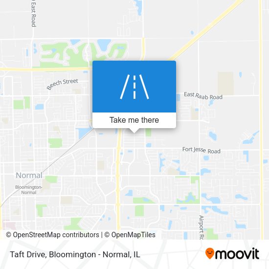 Taft Drive map