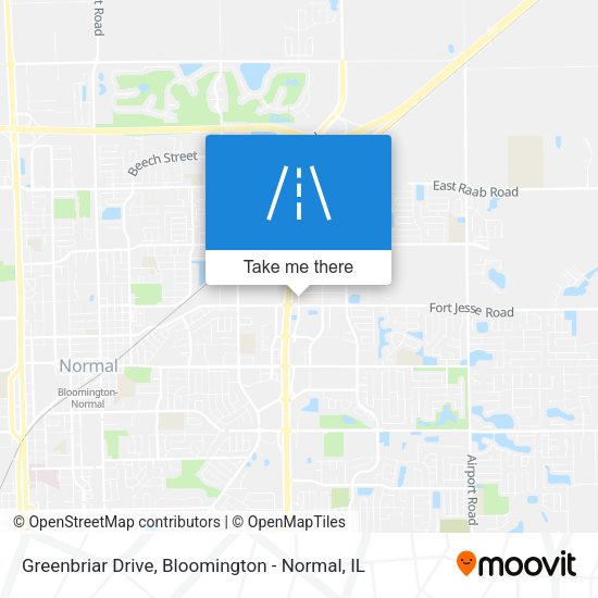 Greenbriar Drive map