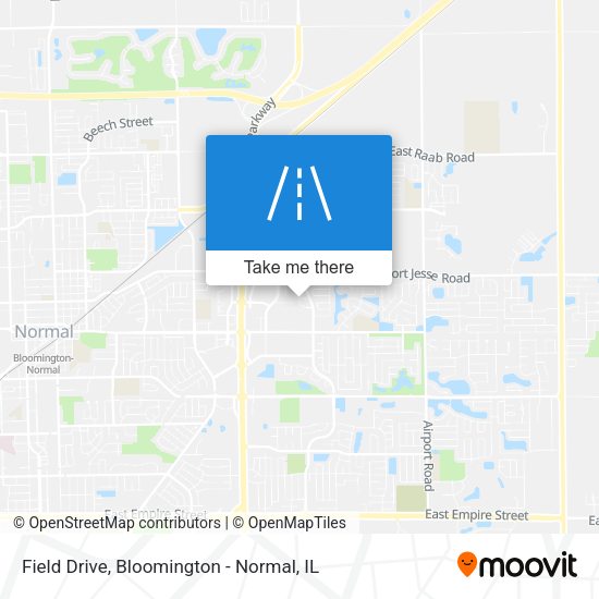 Field Drive map