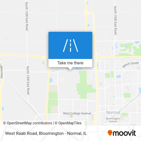 Mapa de West Raab Road