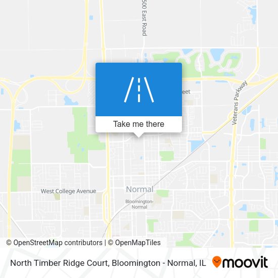 North Timber Ridge Court map