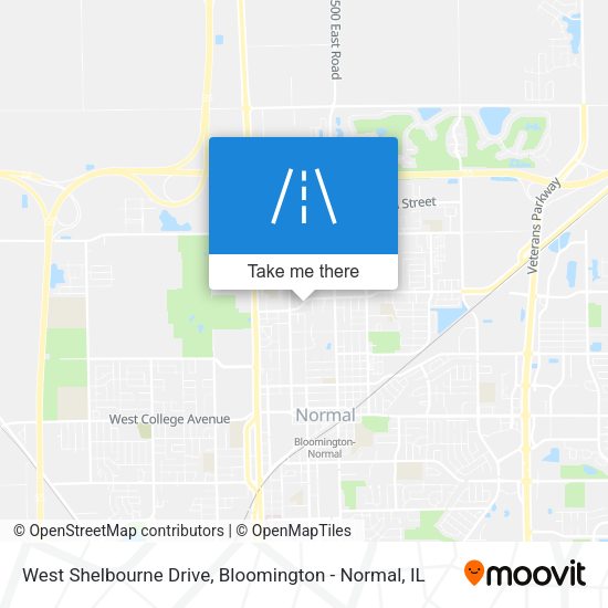 West Shelbourne Drive map