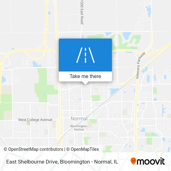 Mapa de East Shelbourne Drive