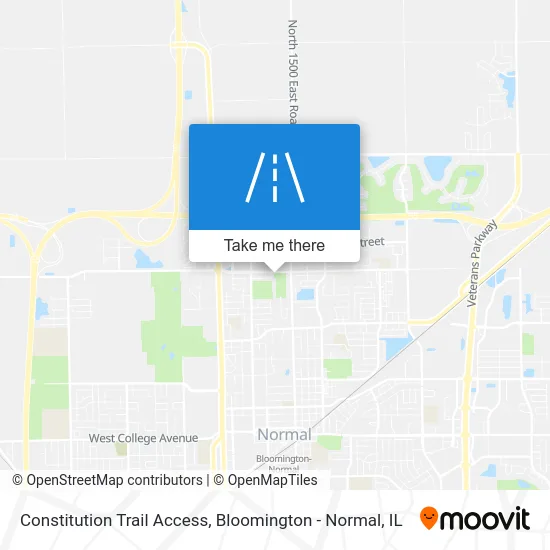 Constitution Trail Access map